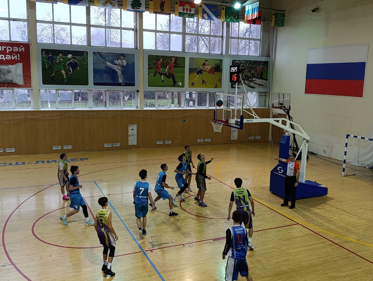 Выступление команды СШ «Планета спорта» на Первенстве РО по баскетболу «Детская лига»