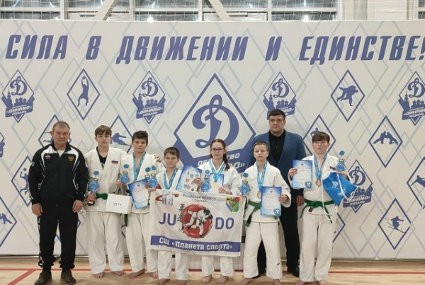 Выступление дзюдоистов СШ «Планета спорта» (Сасово) на финальном этапе детской лиги «Динамо»