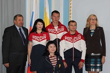 Чествование спортсменов